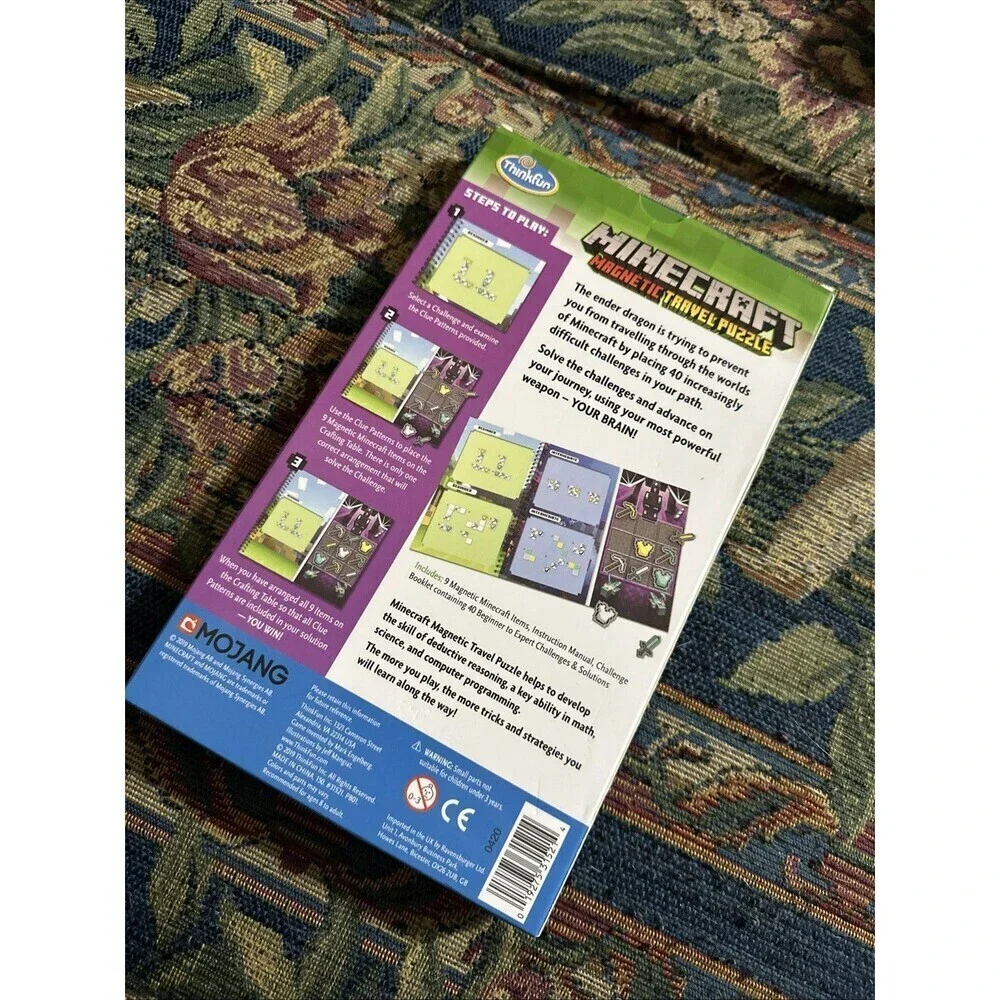 Minecraft Magnetic Travel Puzzle by ThinkFun